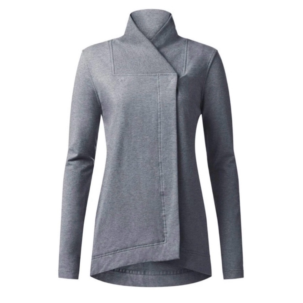 LULULEMON BELLE WRAP IN HEATHERED Grey  
 SIZE 6
